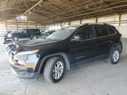 Jeep salvage cars for sale: 2017 Jeep Cherokee Latitude