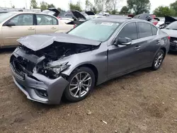 Carros salvage sin ofertas aún a la venta en subasta: 2015 Infiniti Q50 Base