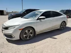 Salvage cars for sale at Andrews, TX auction: 2020 Honda Civic LX