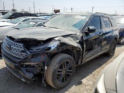 Salvage cars for sale from Copart Los Angeles, CA: 2022 Ford Explorer Limited