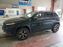 Jeep salvage cars for sale: 2016 Jeep Cherokee Trailhawk