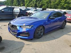 Salvage cars for sale at Glassboro, NJ auction: 2021 Acura TLX Tech A