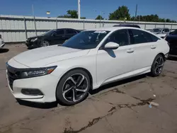 Salvage cars for sale at Littleton, CO auction: 2018 Honda Accord Sport