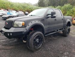 Ford salvage cars for sale: 2005 Ford F150 Supercrew