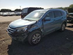 Salvage cars for sale at East Granby, CT auction: 2014 Honda CR-V EXL