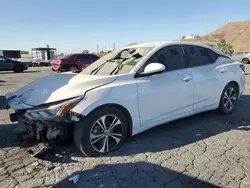 Nissan salvage cars for sale: 2022 Nissan Sentra SV