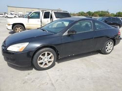 Salvage cars for sale at Wilmer, TX auction: 2003 Honda Accord EX