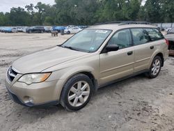 Salvage cars for sale from Copart Ocala, FL: 2008 Subaru Outback 2.5I