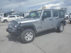 Jeep salvage cars for sale: 2017 Jeep Wrangler Unlimited Sport