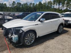 Salvage cars for sale at Harleyville, SC auction: 2024 Infiniti QX50 Sensory