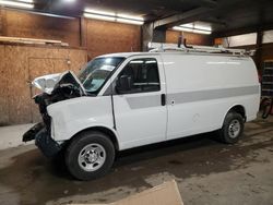 Salvage trucks for sale at Ebensburg, PA auction: 2017 Chevrolet Express G2500