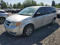 Salvage cars for sale at Portland, OR auction: 2009 Dodge Grand Caravan SE