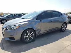 Salvage cars for sale at Grand Prairie, TX auction: 2020 Nissan Versa SV