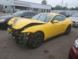 Salvage cars for sale at New Britain, CT auction: 2024 Ford Mustang