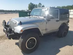 Jeep Wrangler Sahara salvage cars for sale: 2016 Jeep Wrangler Sahara