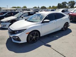 Salvage cars for sale at Sacramento, CA auction: 2021 Honda Civic Sport