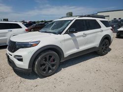 Salvage cars for sale at Kansas City, KS auction: 2023 Ford Explorer ST