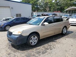 Salvage cars for sale at Austell, GA auction: 2006 Chevrolet Malibu LT