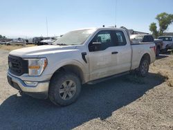 Salvage cars for sale at Anderson, CA auction: 2021 Ford F150 Super Cab