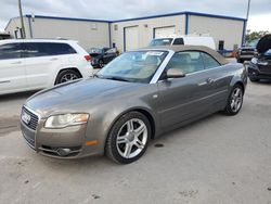 Salvage cars for sale at Orlando, FL auction: 2007 Audi A4 2.0T Cabriolet