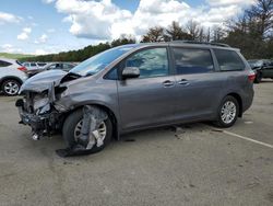 Salvage cars for sale at Brookhaven, NY auction: 2017 Toyota Sienna XLE