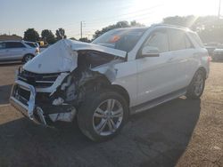 Salvage cars for sale at Moraine, OH auction: 2015 Mercedes-Benz ML 350 4matic