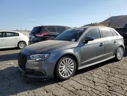 Salvage cars for sale at Colton, CA auction: 2018 Audi A3 E-TRON Premium