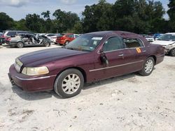 Salvage cars for sale at Ocala, FL auction: 2007 Lincoln Town Car Signature Limited