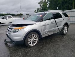 Salvage cars for sale at Dunn, NC auction: 2013 Ford Explorer XLT