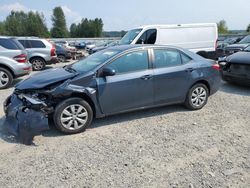 Toyota Vehiculos salvage en venta: 2015 Toyota Corolla L