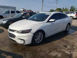 Salvage cars for sale at Chicago Heights, IL auction: 2017 Chevrolet Malibu LT