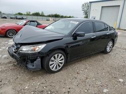 Salvage cars for sale at Kansas City, KS auction: 2013 Honda Accord Touring