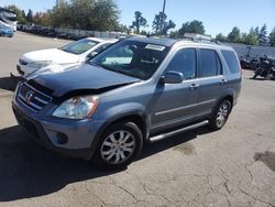 Salvage cars for sale at Woodburn, OR auction: 2005 Honda CR-V SE