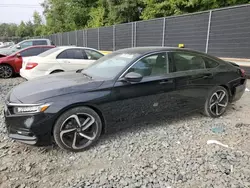 Salvage cars for sale at Waldorf, MD auction: 2019 Honda Accord Sport