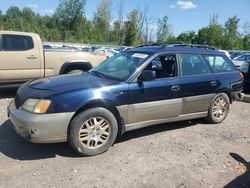 Salvage cars for sale at Leroy, NY auction: 2003 Subaru Legacy Outback