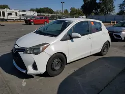 Toyota salvage cars for sale: 2017 Toyota Yaris L