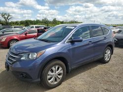 Salvage cars for sale at Des Moines, IA auction: 2013 Honda CR-V EXL