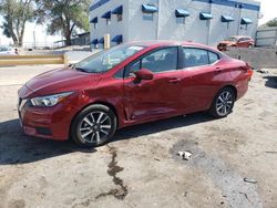 Salvage cars for sale at Albuquerque, NM auction: 2021 Nissan Versa SV