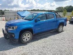 Chevrolet salvage cars for sale: 2021 Chevrolet Colorado LT