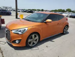 Salvage cars for sale at Grand Prairie, TX auction: 2013 Hyundai Veloster Turbo