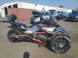 Salvage motorcycles for sale at New Britain, CT auction: 2016 Can-Am Spyder Roadster F3