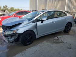 Honda salvage cars for sale: 2013 Honda Civic LX