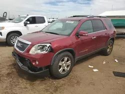 Salvage cars for sale from Copart Brighton, CO: 2008 GMC Acadia SLT-2