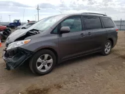 Salvage cars for sale at Greenwood, NE auction: 2014 Toyota Sienna LE