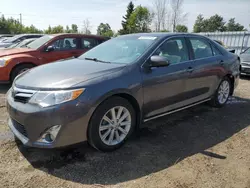 Salvage cars for sale at Bowmanville, ON auction: 2013 Toyota Camry L