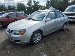 KIA Spectra EX salvage cars for sale: 2009 KIA Spectra EX