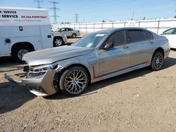 Salvage cars for sale at Elgin, IL auction: 2020 BMW 745XE