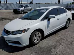 Salvage cars for sale at Van Nuys, CA auction: 2014 Honda Civic LX