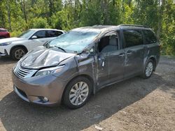 Toyota Sienna xle salvage cars for sale: 2017 Toyota Sienna XLE