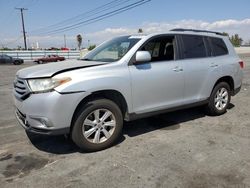 Salvage cars for sale at Colton, CA auction: 2011 Toyota Highlander Base